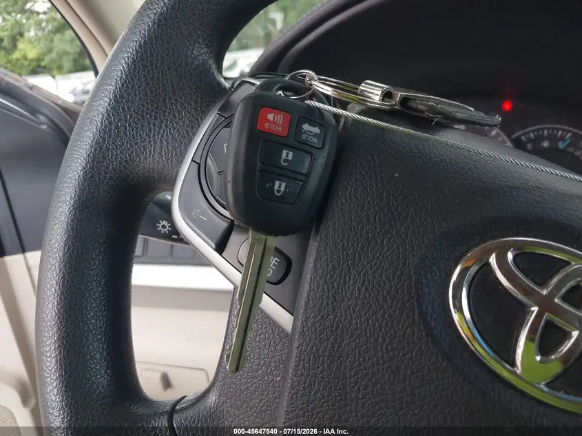 2012 TOYOTA CAMRY LE