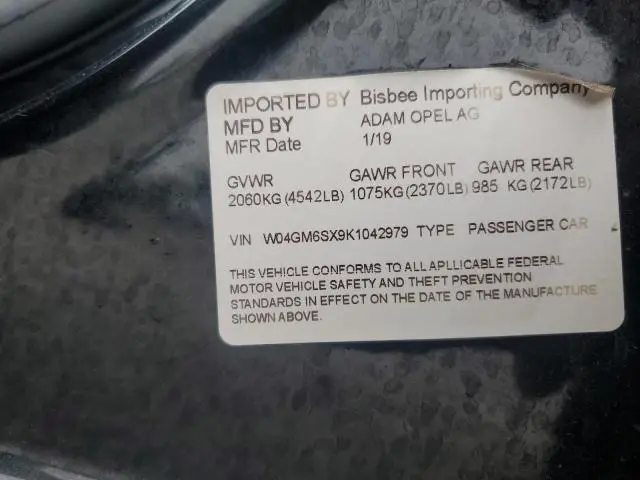 2019 BUICK REGAL PREFERRED II  