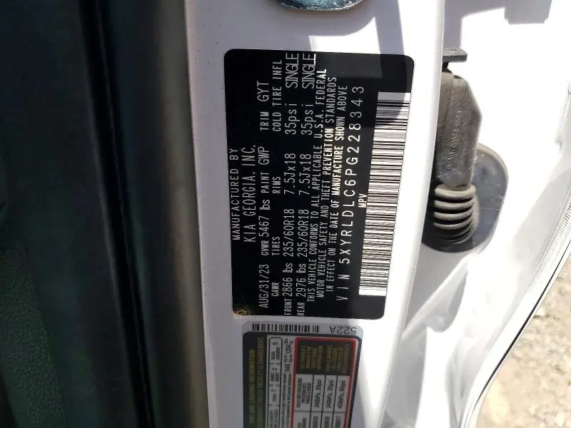 2023 KIA SORENTO S  