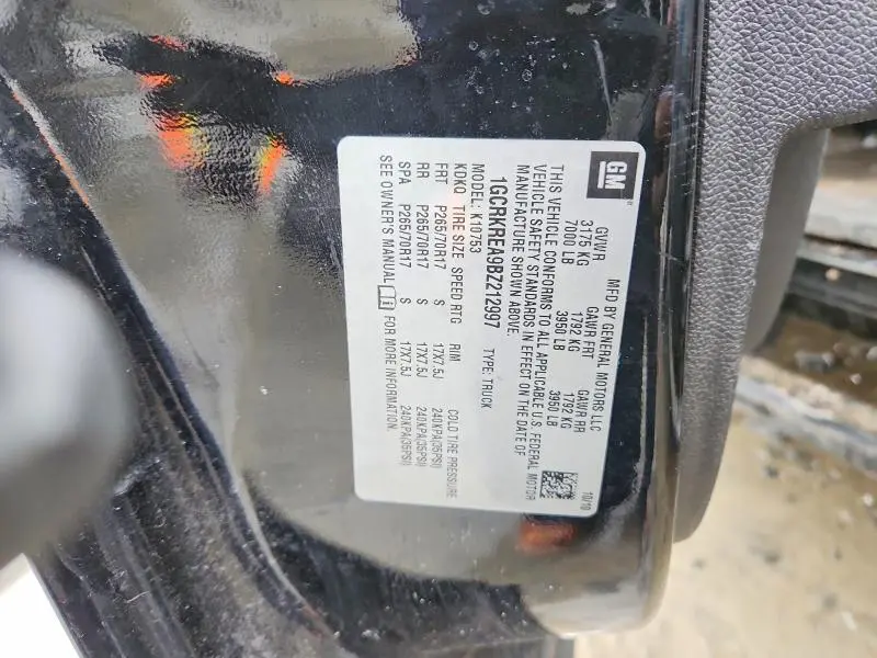 2011 CHEVROLET SILVERADO K1500 LS  