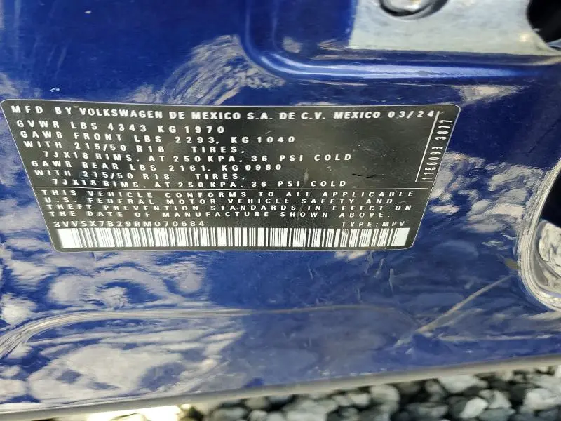 2024 VOLKSWAGEN TAOS SE  