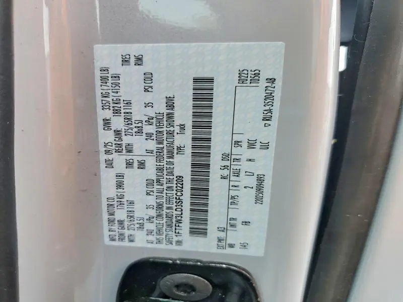 2025 FORD F150 XLT  