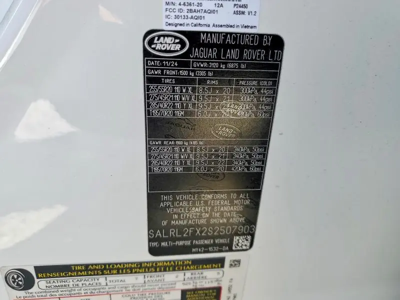 2025 LAND ROVER DISCOVERY DYNAMIC SE  
