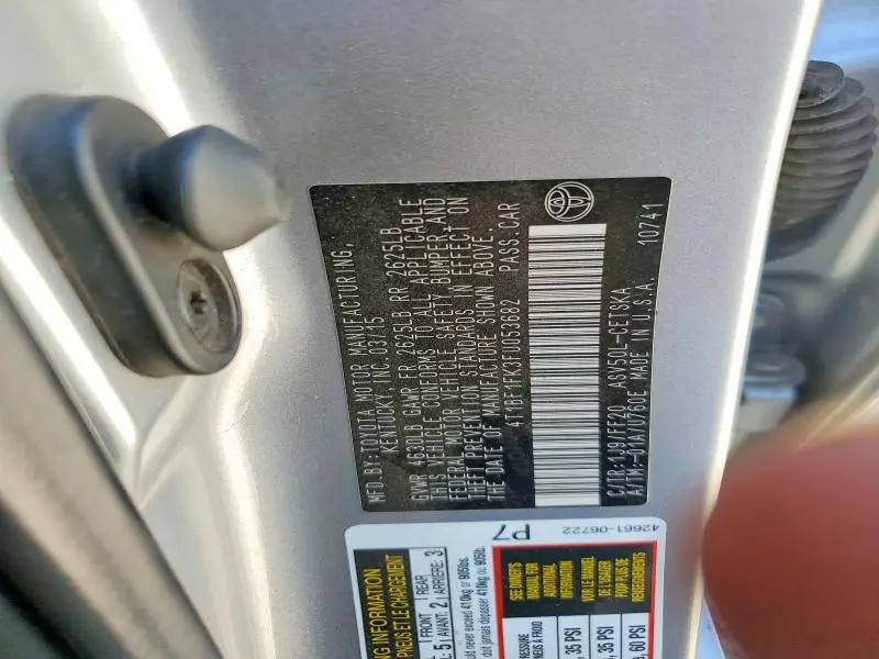 2015 TOYOTA CAMRY SE  