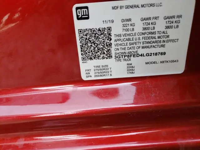 2021 GMC SIERRA K1500 DENALI  