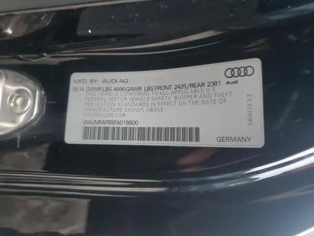 2015 AUDI A5 PREMIUM PLUS  