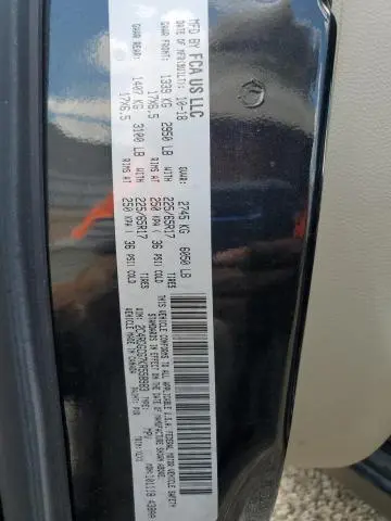2019 DODGE GRAND CARAVAN SXT  