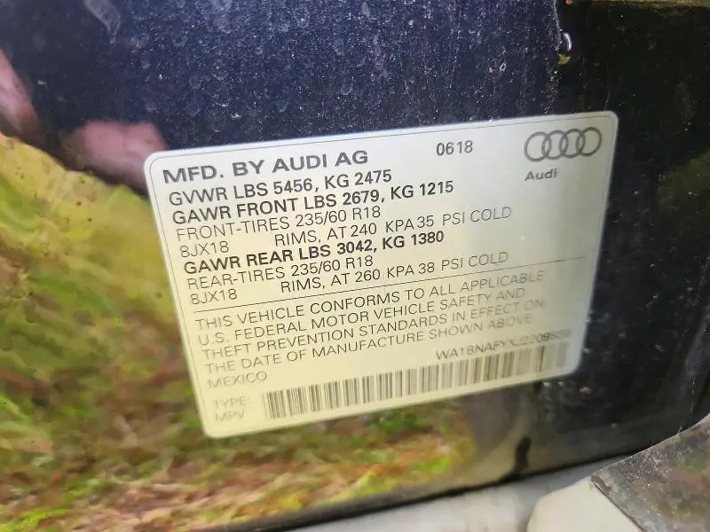 2018 AUDI Q5 PREMIUM PLUS  