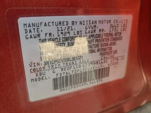 2021 NISSAN KICKS SR  