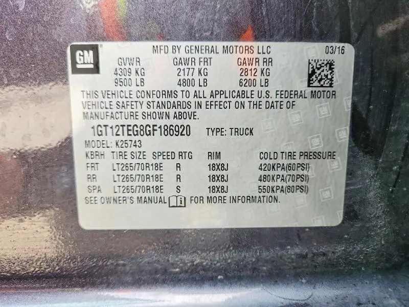 2016 GMC SIERRA K2500 SLT  