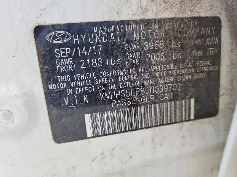 2018 HYUNDAI ELANTRA GT BASE  