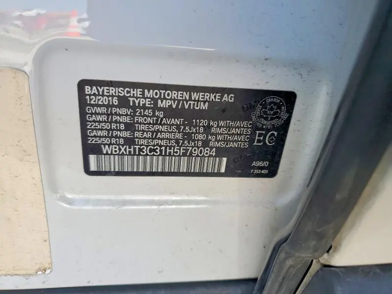 2017 BMW X1 XDRIVE28I  