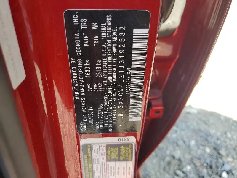 2018 KIA OPTIMA SX  