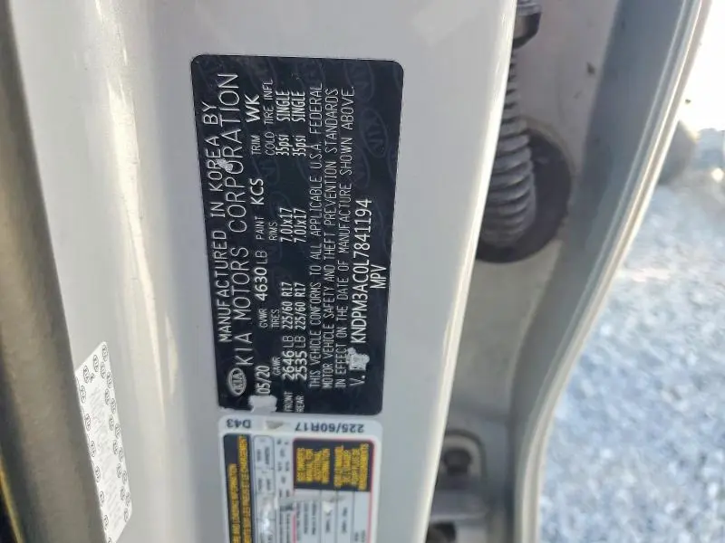 2020 KIA SPORTAGE LX  