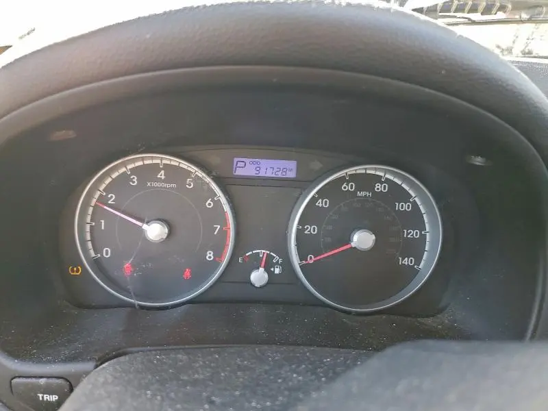 2010 HYUNDAI ACCENT BLUE  