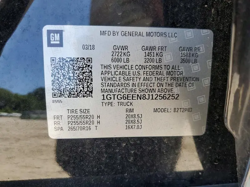 2018 GMC CANYON DENALI  