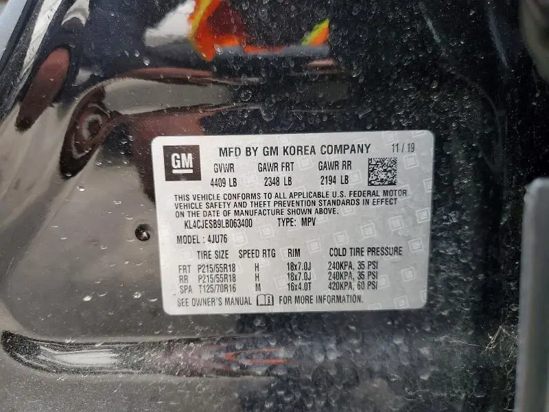 2020 BUICK ENCORE PREFERRED  