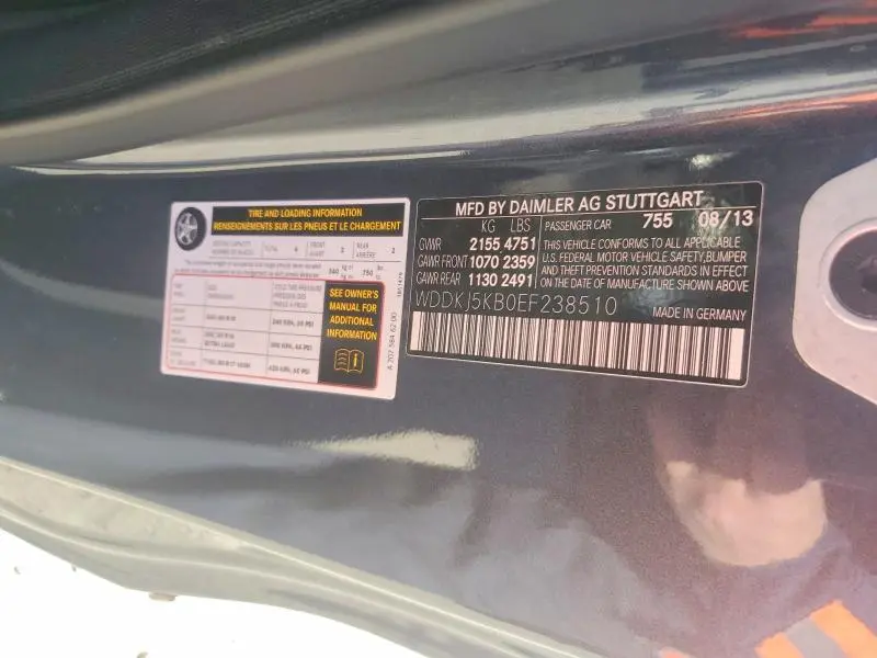 2014 MERCEDES-BENZ E 350  