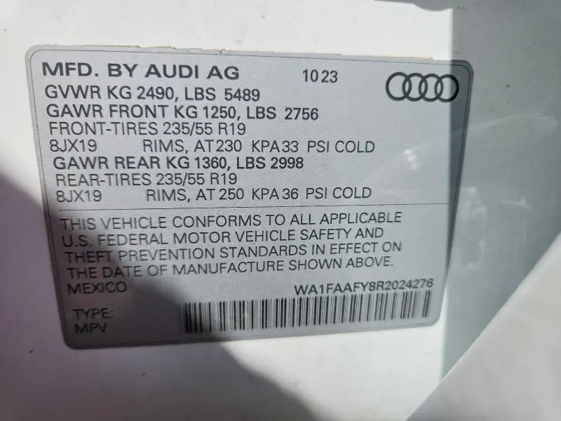 2024 AUDI Q5 PRESTIGE 45  