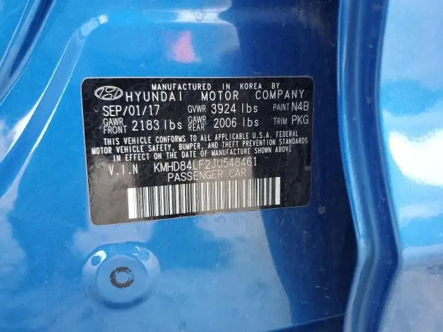 2018 HYUNDAI ELANTRA VALUE EDITION  