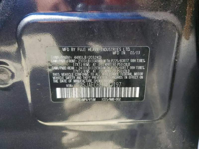 2014 SUBARU FORESTER 2.5I PREMIUM  