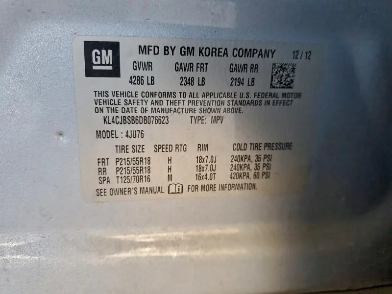 2013 BUICK ENCORE CONVENIENCE  