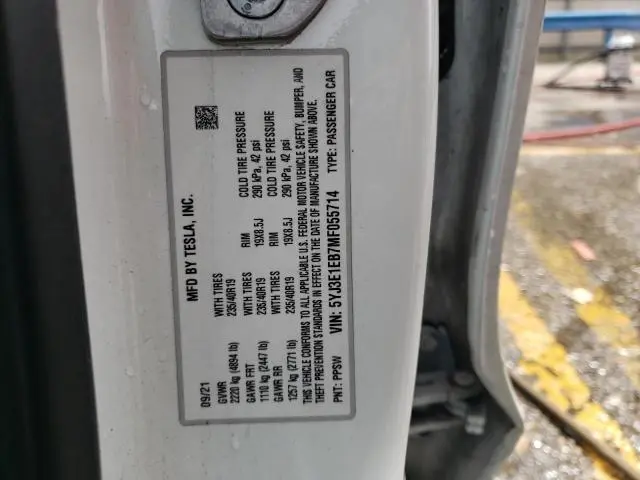 2021 TESLA MODEL 3 
