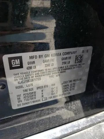 2018 BUICK ENCORE SPORT TOURING  