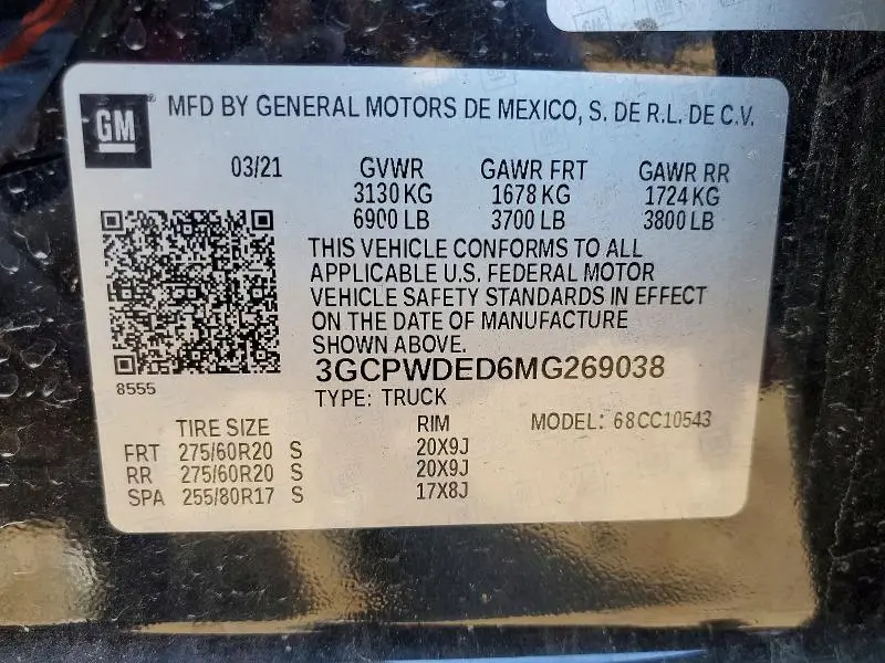 2021 CHEVROLET SILVERADO C1500 RST  