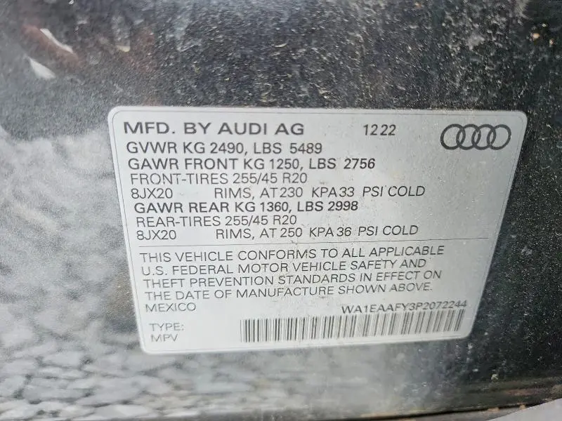 2023 AUDI Q5 PREMIUM PLUS 45  