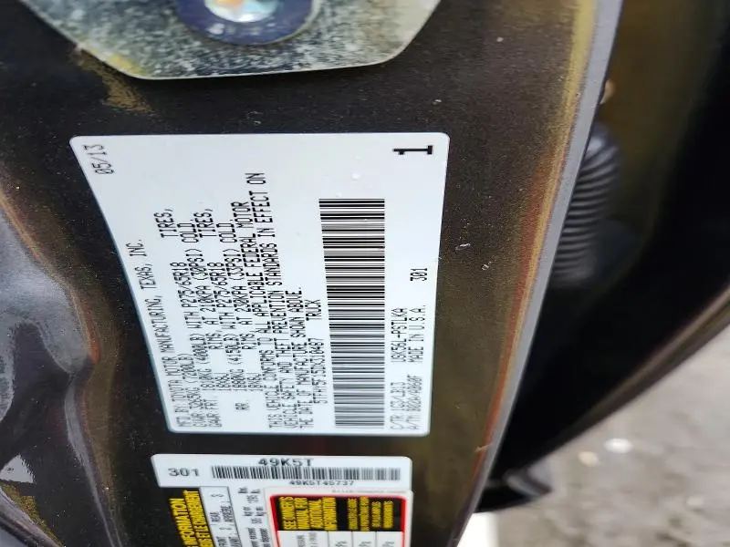 2013 TOYOTA TUNDRA LIMITED  