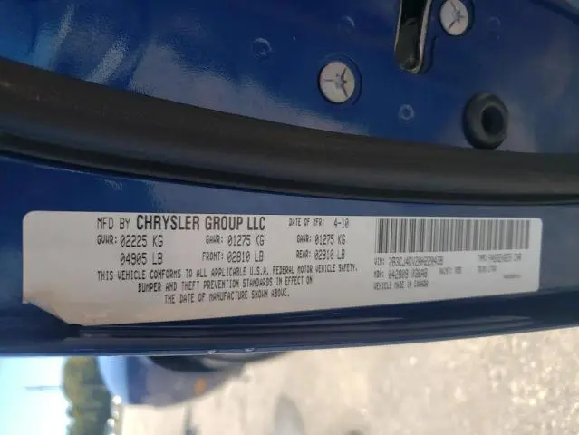 2010 DODGE CHALLENGER SE  