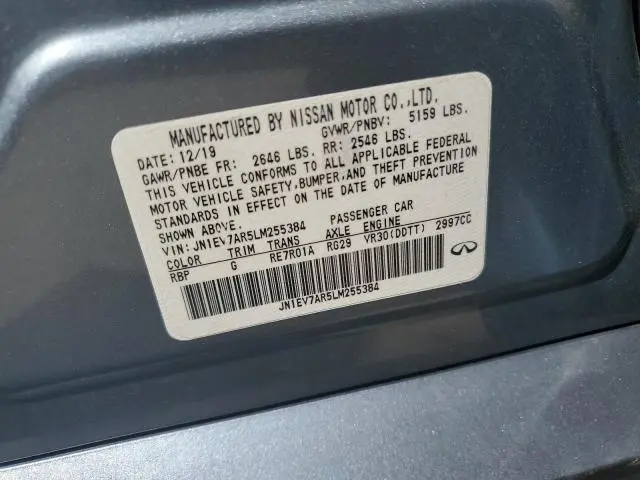 2020 INFINITI Q50 PURE  