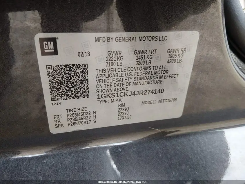 2018 GMC YUKON DENALI