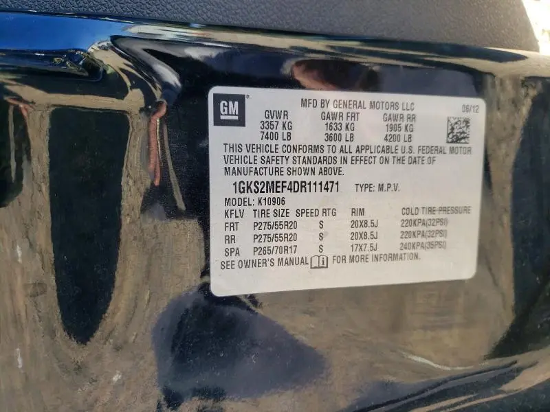 2013 GMC YUKON XL DENALI  