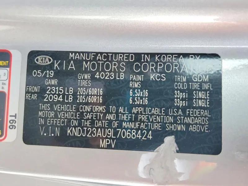 2020 KIA SOUL LX  
