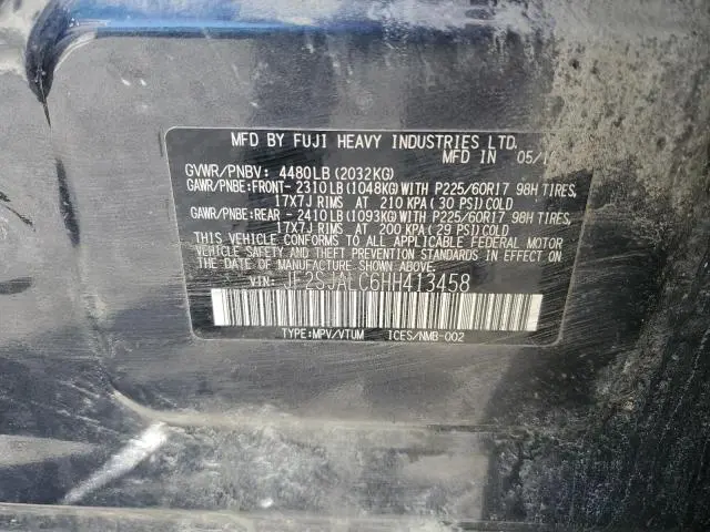 2017 SUBARU FORESTER 2.5I LIMITED  