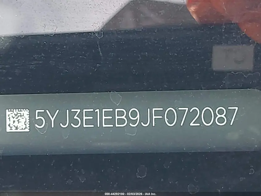 2018 TESLA MODEL 3 LONG RANGE/PERFORMANCE