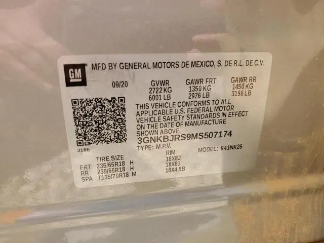 2021 CHEVROLET BLAZER 3LT  