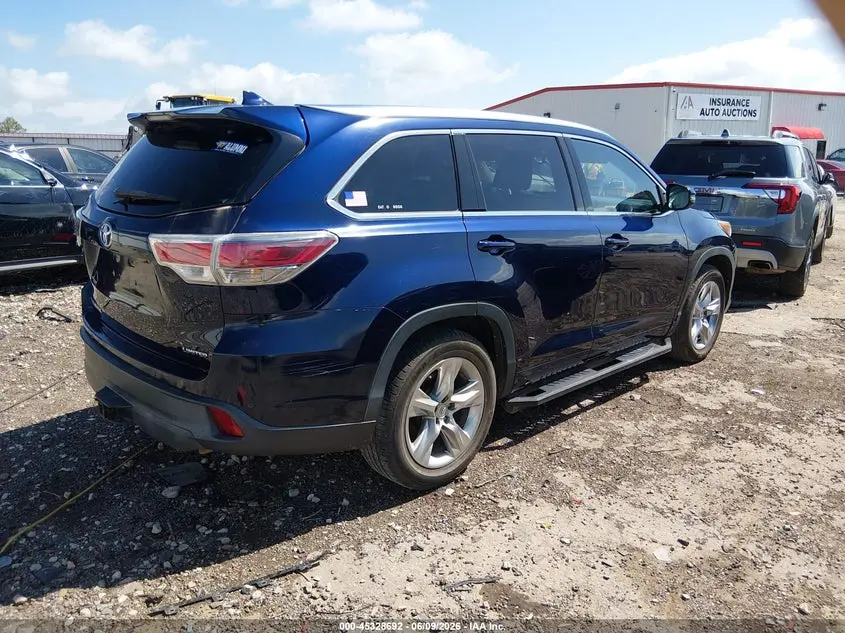 2015 TOYOTA HIGHLANDER LIMITED V6