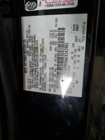 2012 FORD FUSION SE  
