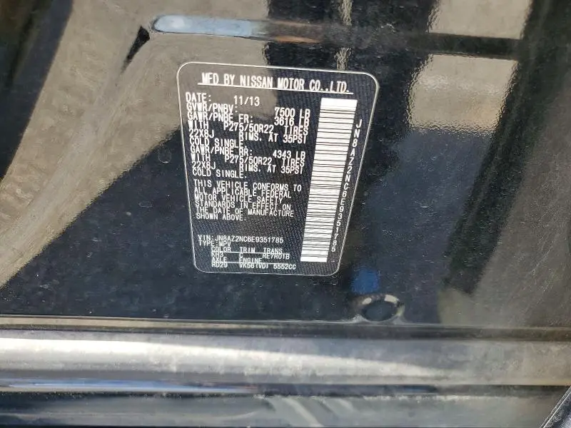 2014 INFINITI QX80 BASE  