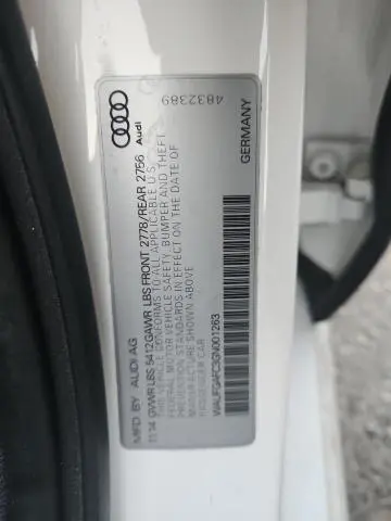 2016 AUDI A6 PREMIUM PLUS  