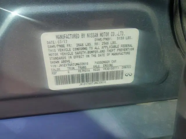 2018 INFINITI Q50 LUXE  