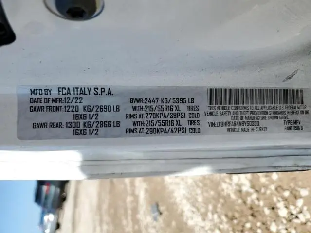 2022 RAM PROMASTER CITY TRADESMAN  