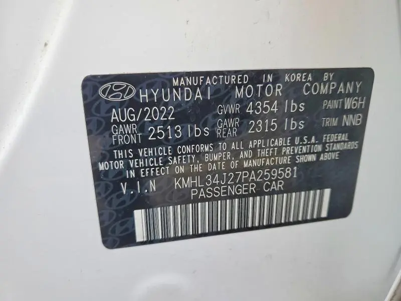 2023 HYUNDAI SONATA LIMITED  