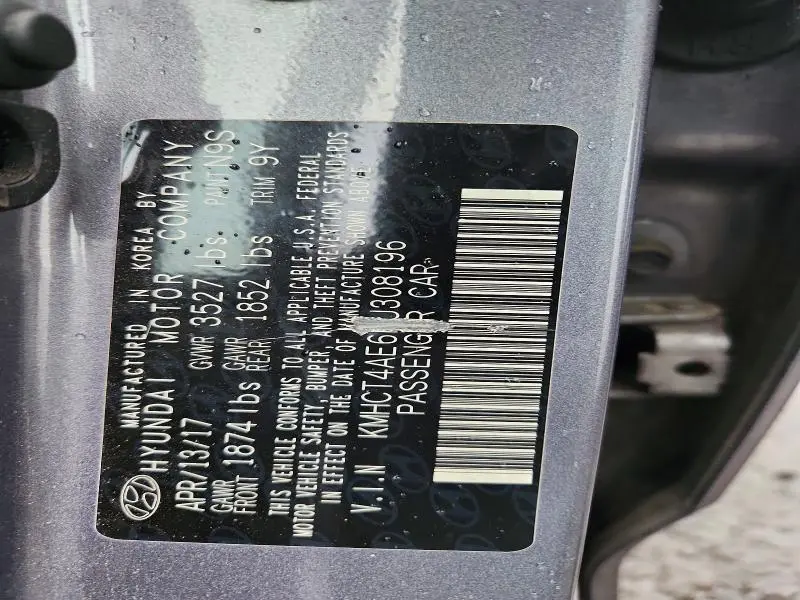 2017 HYUNDAI ACCENT SE  