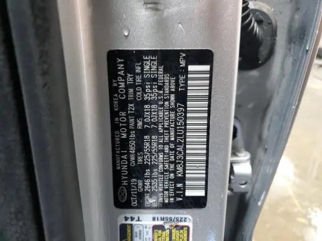 2020 HYUNDAI TUCSON LIMITED  