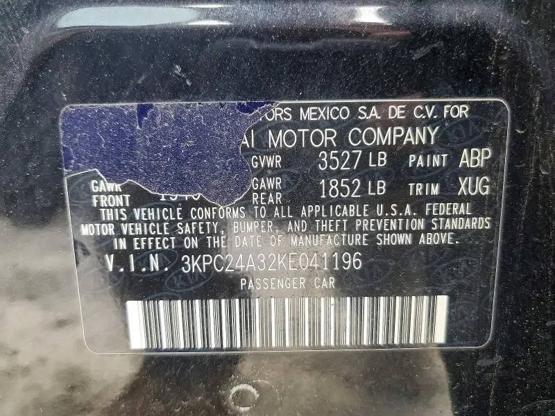 2019 HYUNDAI ACCENT SE  