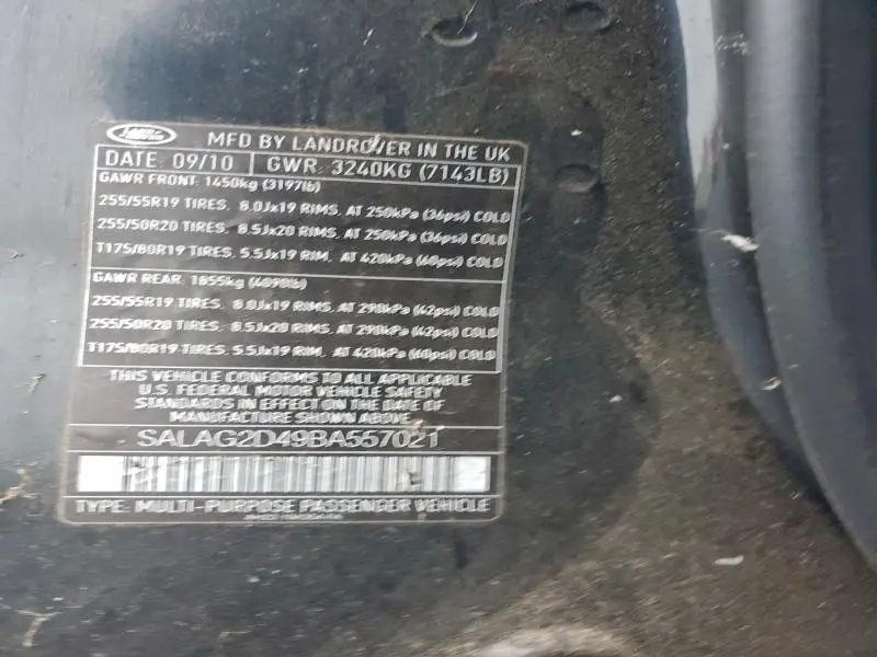 2011 LAND ROVER LR4 HSE  